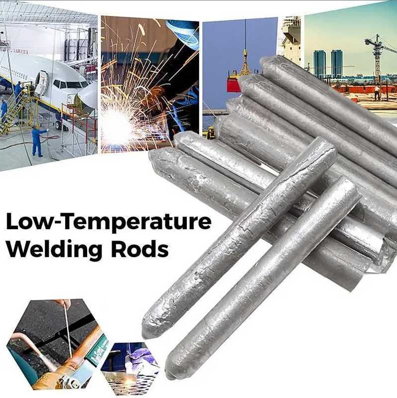 Low-Temperature, Easily Fusible Aluminum Welding Rods, Suitable for Water Tanks and Pipes