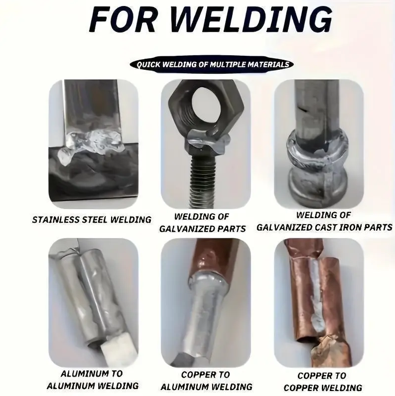 Low-Temperature, Easily Fusible Aluminum Welding Rods, Suitable for Water Tanks and Pipes
