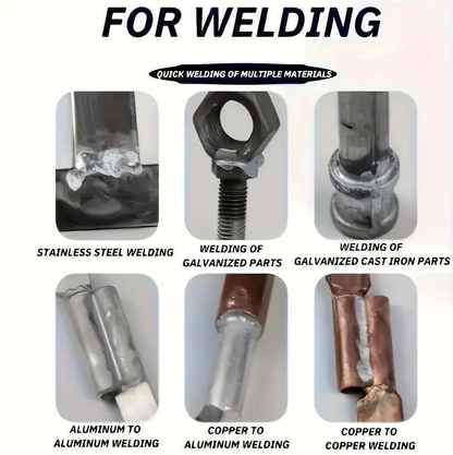 Low-Temperature, Easily Fusible Aluminum Welding Rods, Suitable for Water Tanks and Pipes
